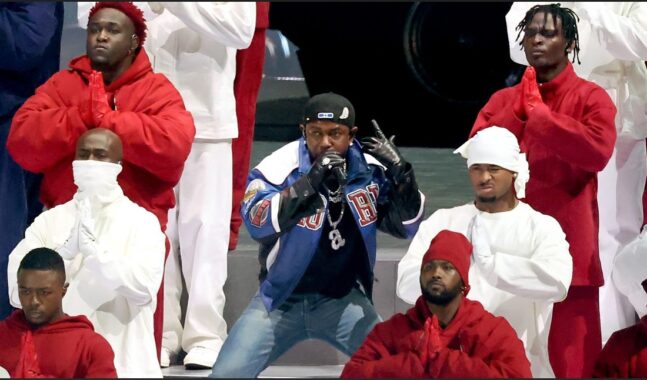 Kendrick Lamar deslumbra en el Super Bowl LIX