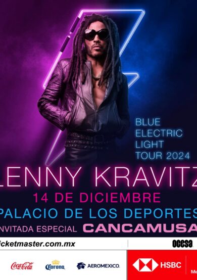 PRECIOS: Lenny Kravitz se presentará en el Palacio de los Deportes