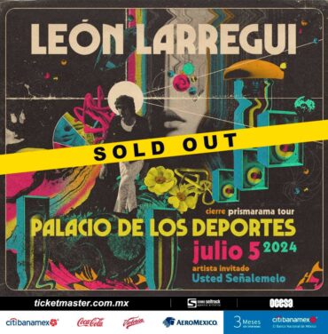 SOLD OUT: León Larregui se presentará en el Palacio de los Deportes