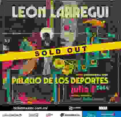 SOLD OUT: León Larregui se presentará en el Palacio de los Deportes