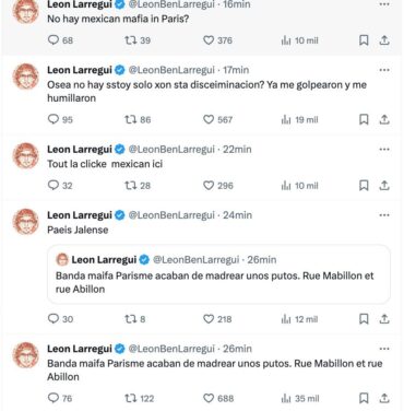 León Larregui denuncia agresión en París