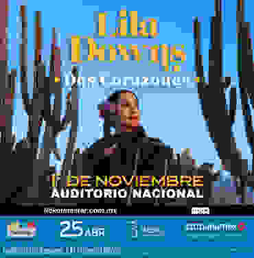 Lila Downs se presentará en el Auditorio Nacional