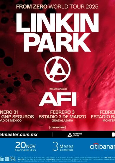 Linkin Park llegará al Estadio GNP Seguros