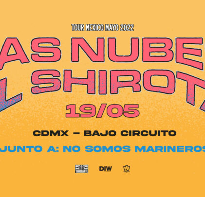 ¡Gana boletos para ver a El Shirota, No Somos Marineros y Las Nubes!