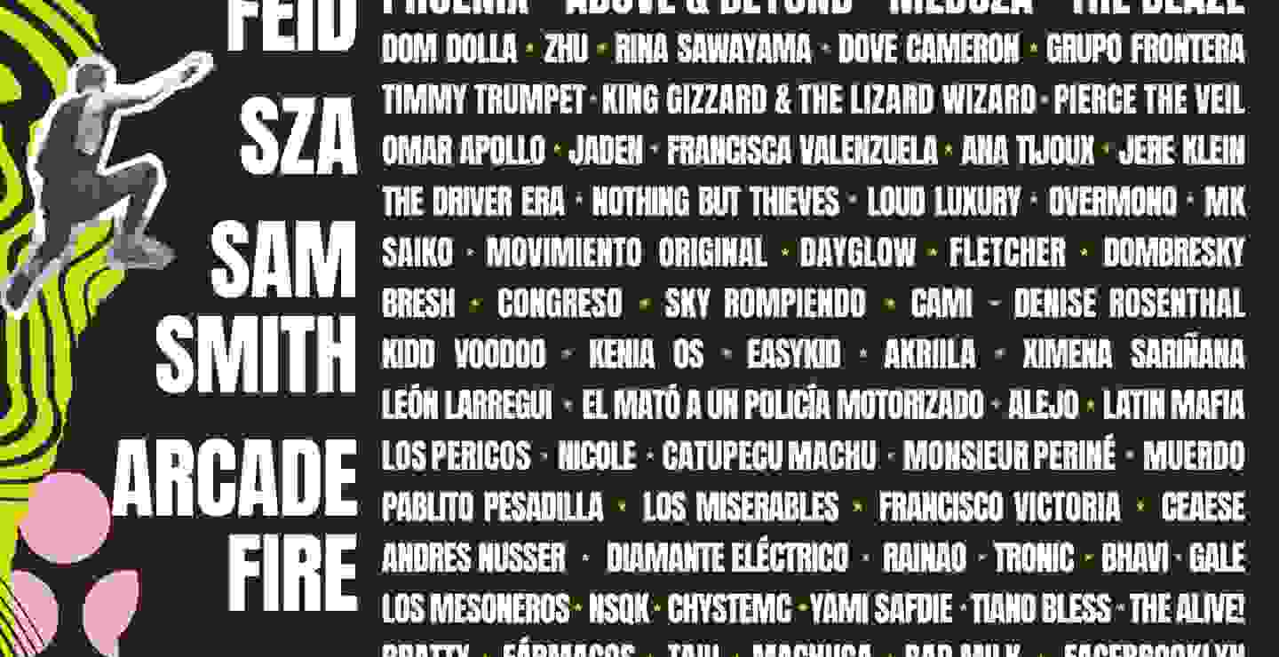 Conoce el lineup de Lollapalooza Chile 2024