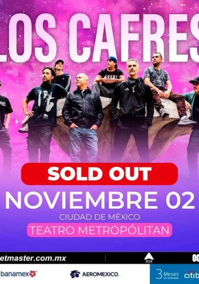 SOLD OUT: Los Cafres llegará al Teatro Metropólitan