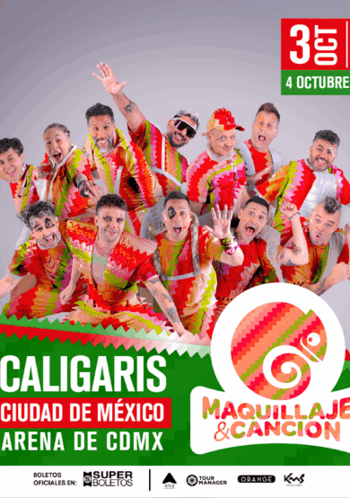 NUEVA FECHA: Los Caligaris en la Arena CDMX