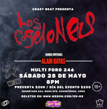 Los Cogelones se presentará en Multiforo 246