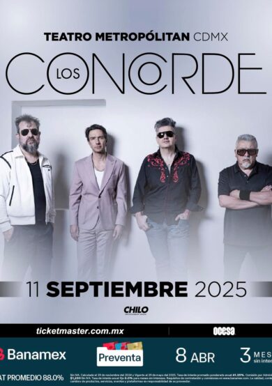 PRECIOS: Los Concorde llegará al Teatro Metropólitan