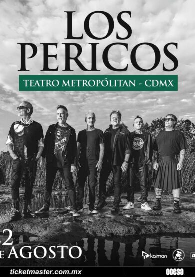 PRECIOS: Los Pericos se presentará en el Teatro Metropólitan