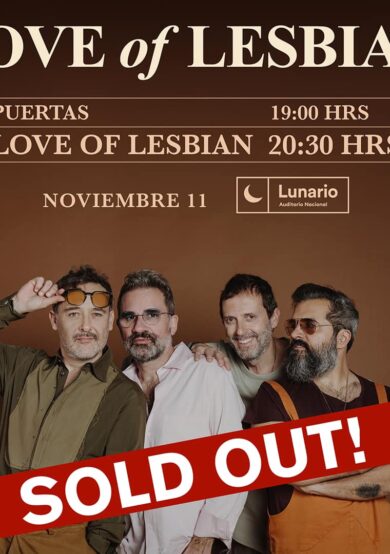 SOLD OUT: Love of Lesbian ofrecerá un show en el Lunario del Auditorio Nacional