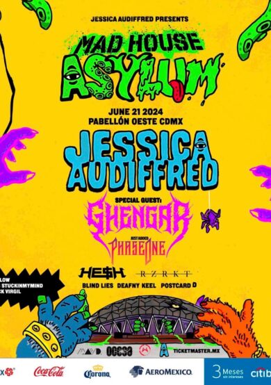 HORARIOS: Jessica Audiffred presenta Mad House: Asylum en el Pabellón Oeste