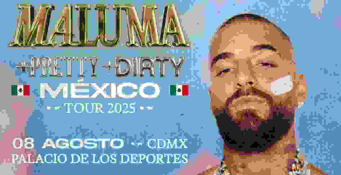 NUEVA FECHA: Maluma se presentará en el Palacio de los Deportes