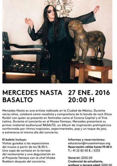 Mercedes Nasta: Noches de Jazz en el Rufino Tamayo