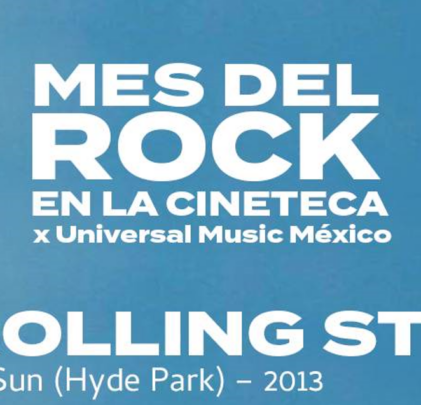 Celebra el rock en la Cineteca Nacional