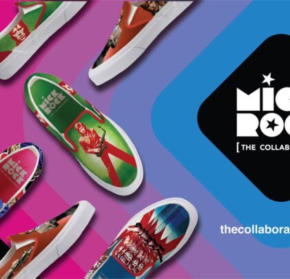 Mick Rock presenta colección de tenis de David Bowie