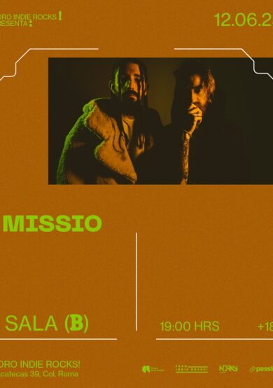 Missio ofrecerá un show en el Foro Indie Rocks!