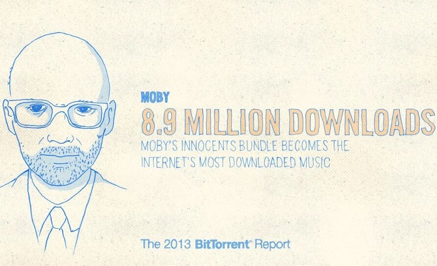 Moby rompe el record de descargas en BitTorrent