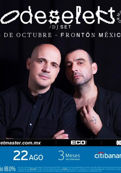 PRECIOS: Modeselektor invadirá el Frontón México