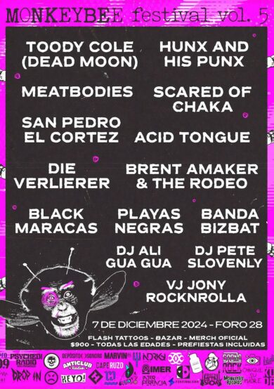 PRECIOS: MonkeyBee Festival vol.5 anuncia lineup