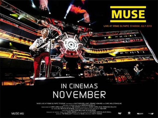Muse llegará a las salas de cine en noviembre