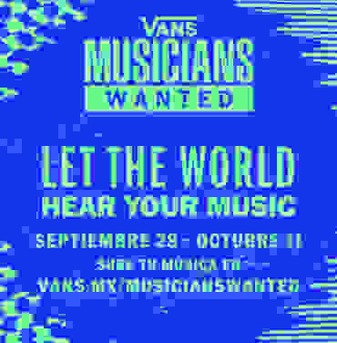 Conoce toda la información sobre Vans Musicians Wanted