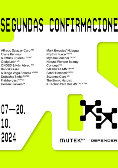 MUTEK México 2024 revela segunda ola de programación artística