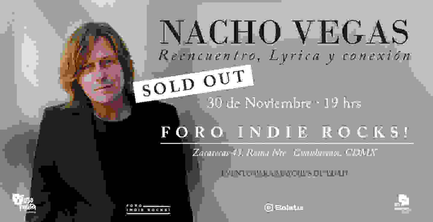 SOLD OUT: Nacho Vegas se presentará en el Foro Indie Rocks!