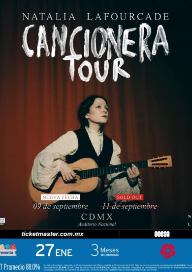 NUEVA FECHA: Natalia Lafourcade se presentará en el Auditorio Nacional