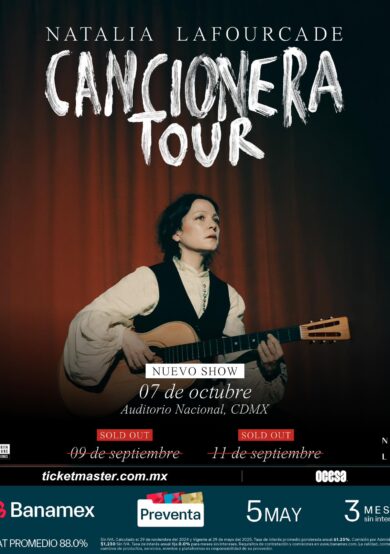 NUEVA FECHA: Natalia Lafourcade se presentará en el Auditorio Nacional