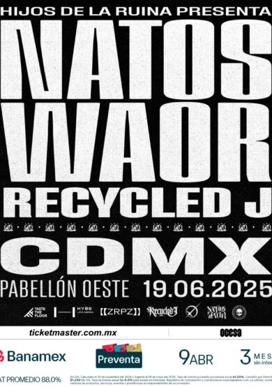 PRECIOS: Natos y Waor harán retumbar el Pabellón Oeste