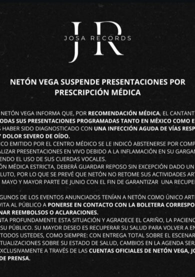 CANCELADO: Netón Vega en el Pepsi Center