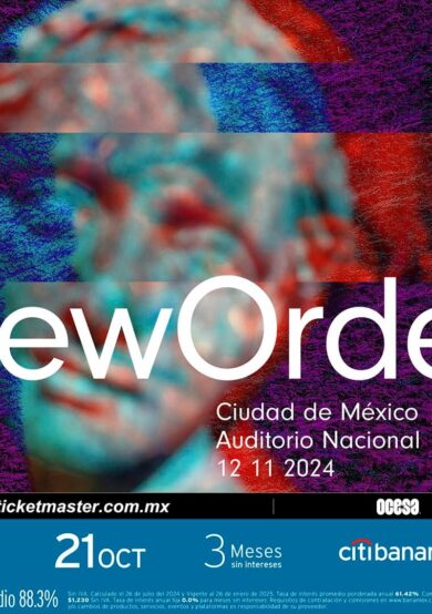 PRECIOS: New Order encenderá el Auditorio Nacional