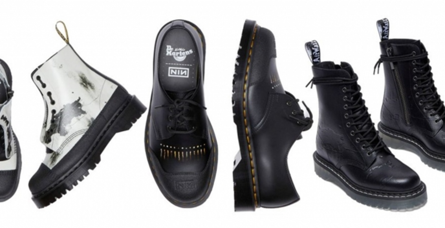 Nine Inch Nails y Dr. Martens se unen en la colección 'The Downward Spiral'