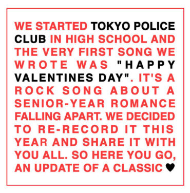 Celebra San Valetín con Tokyo Police Club