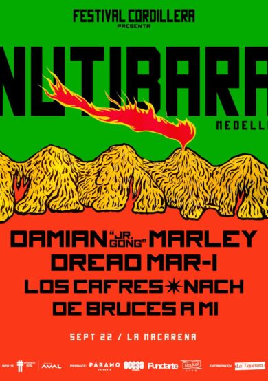 Damian “Jr. Gong” Marley llegará al Festival Nutibara