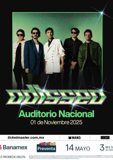 PRECIOS: Odisseo regresará al Auditorio Nacional