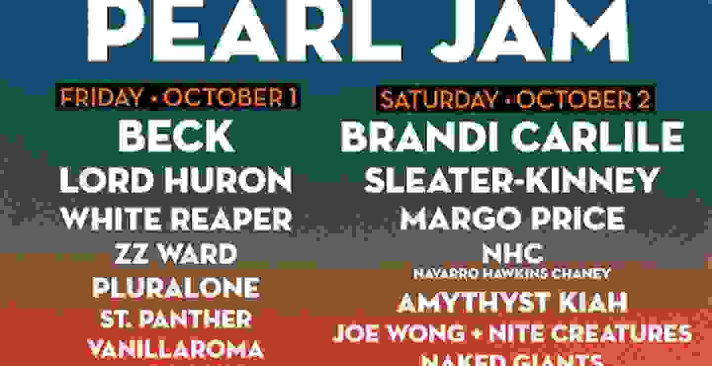 Pearl Jam, Beck y más en el Festival Ohana Encore
