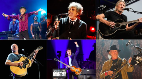 Dylan, McCartney, Roger Waters, Neil Young, The Who y los Stones en un mismo festival