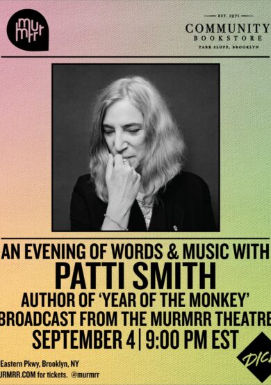Patti Smith te invita a su noche de palabras y música