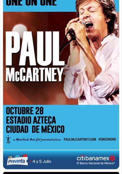 Paul McCartney se presentará en el Estadio Azteca