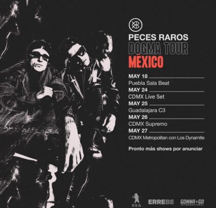 Peces raros trae a México su 'Dogma Tour'