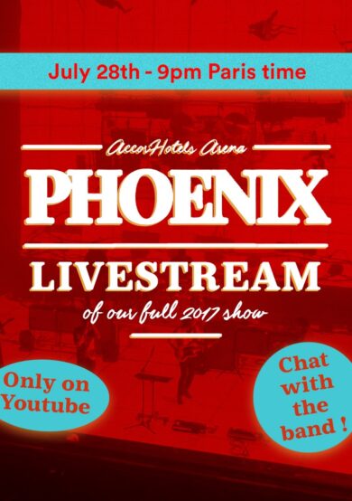 Phoenix transmitirá concierto en YouTube