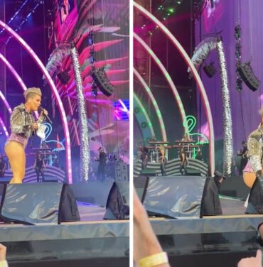 Pink recibe las cenizas de la madre de una fan