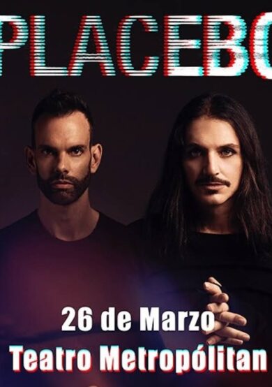 PRECIOS: Placebo llegará al Teatro Metropólitan