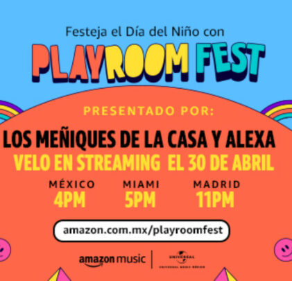 Amazon y Universal Music presentan #PlayRoomFest