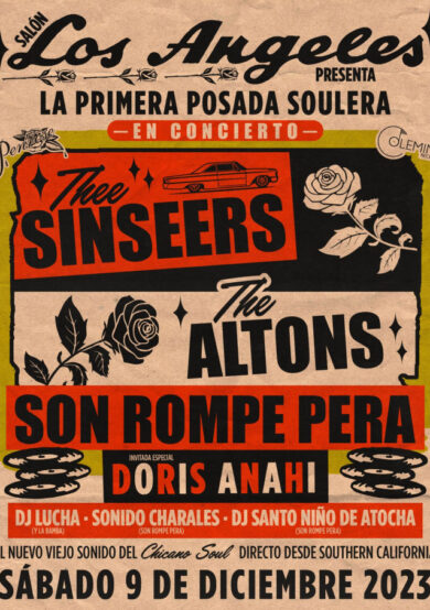 The Altons, Thee Sinseers y Doris Anahí en el Salón Los Ángeles