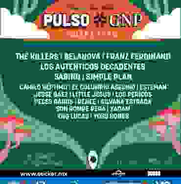 PRECIOS: Festival Pulso GNP 2024 revela horarios y mapa