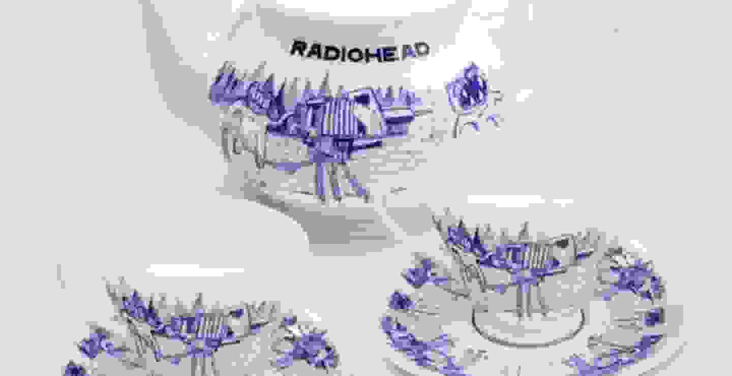 Radiohead lanza teteras, tazas y platos de 'KID A MNESIA'