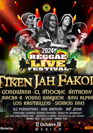 PRECIOS: Gondwana se suma al Reggae Live Festival 2024